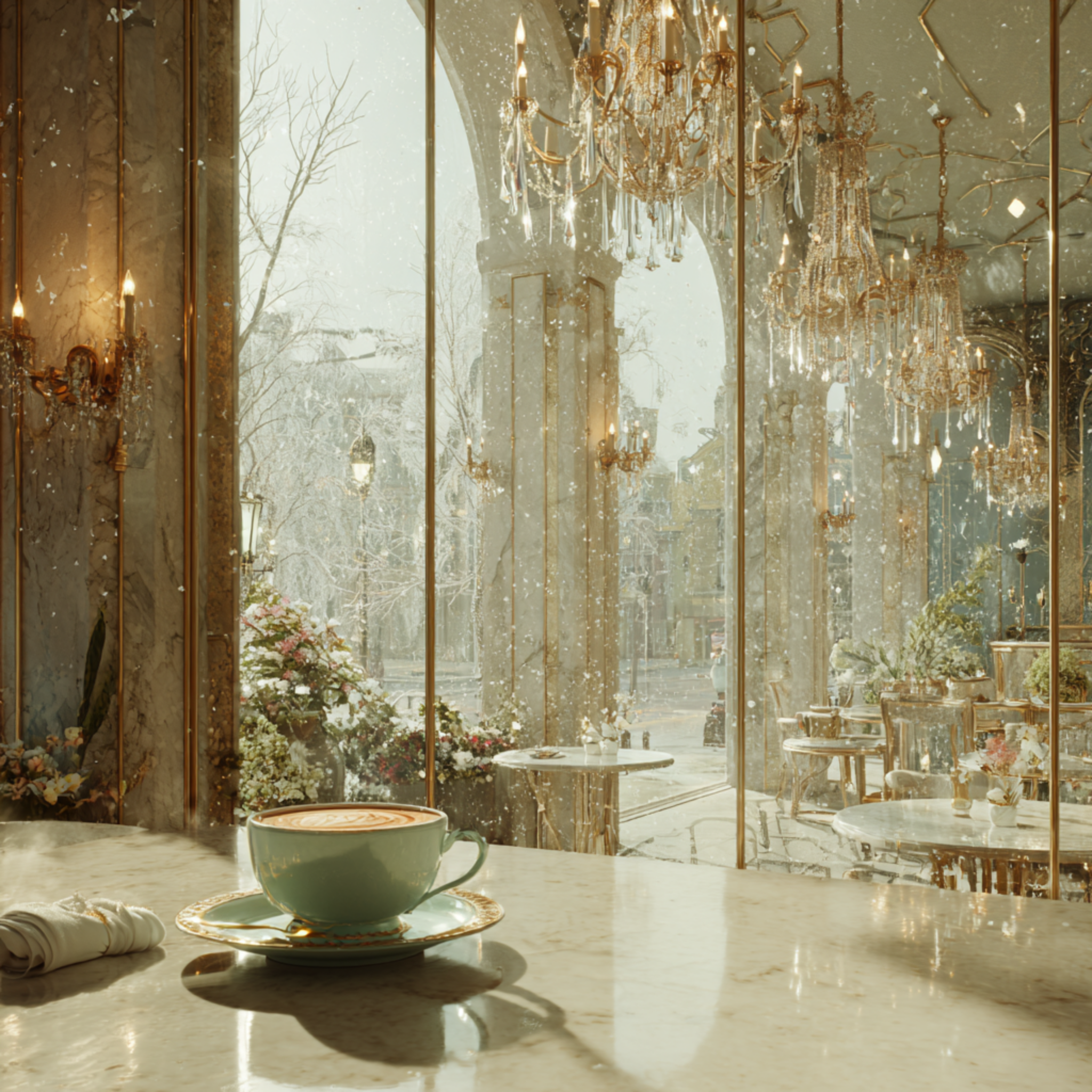 A Waltz Beneath Frosted Glass