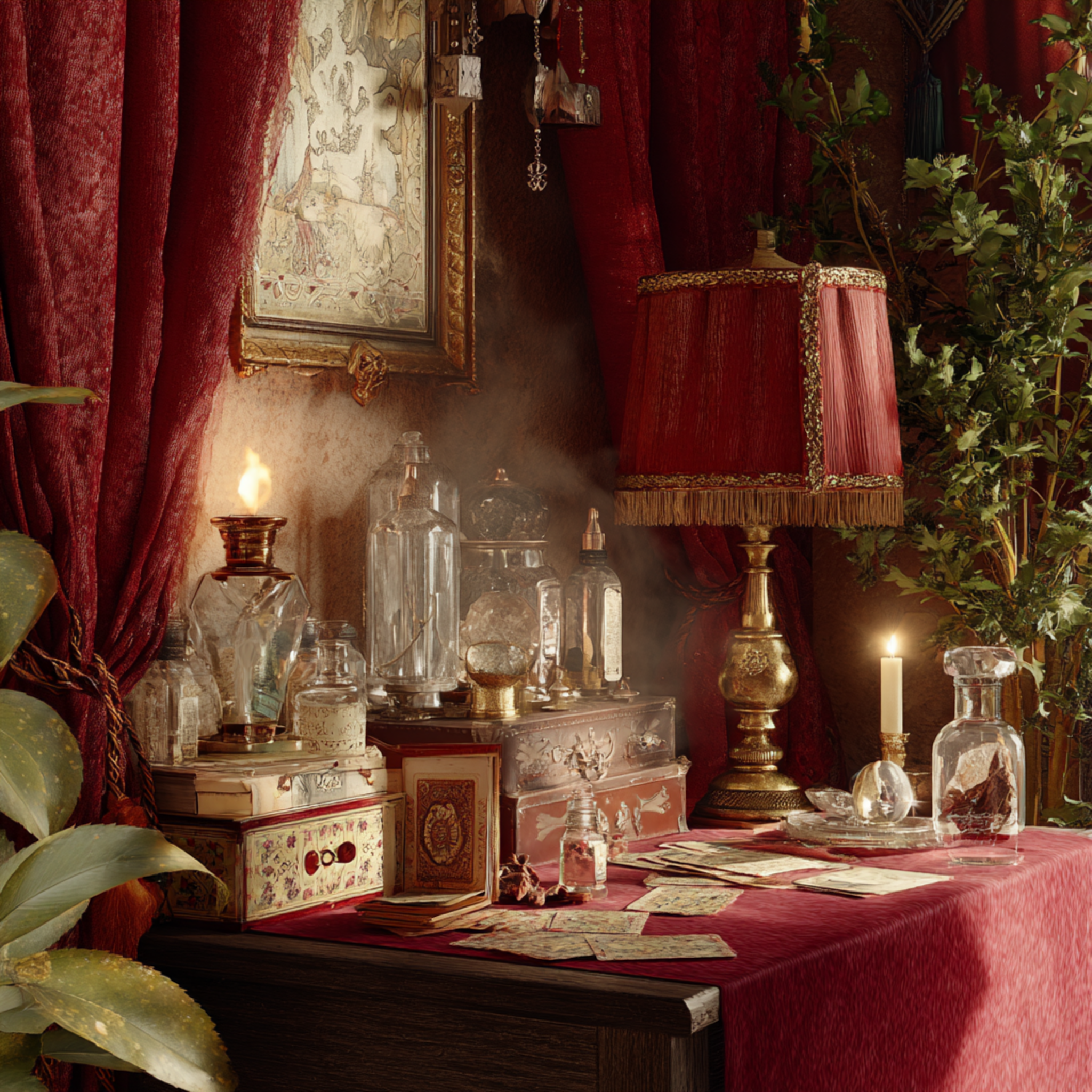 Fortune Teller’s Red Table