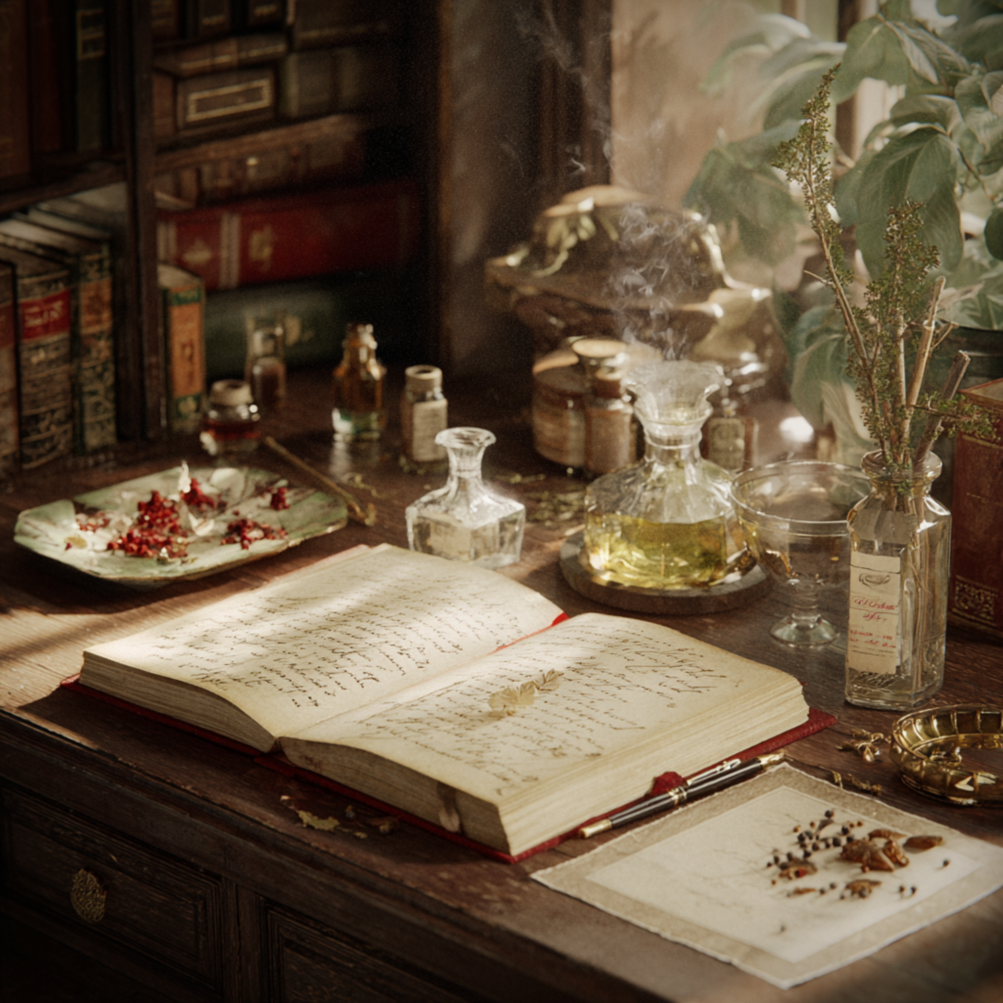 Ink Stains on Ivory Paper