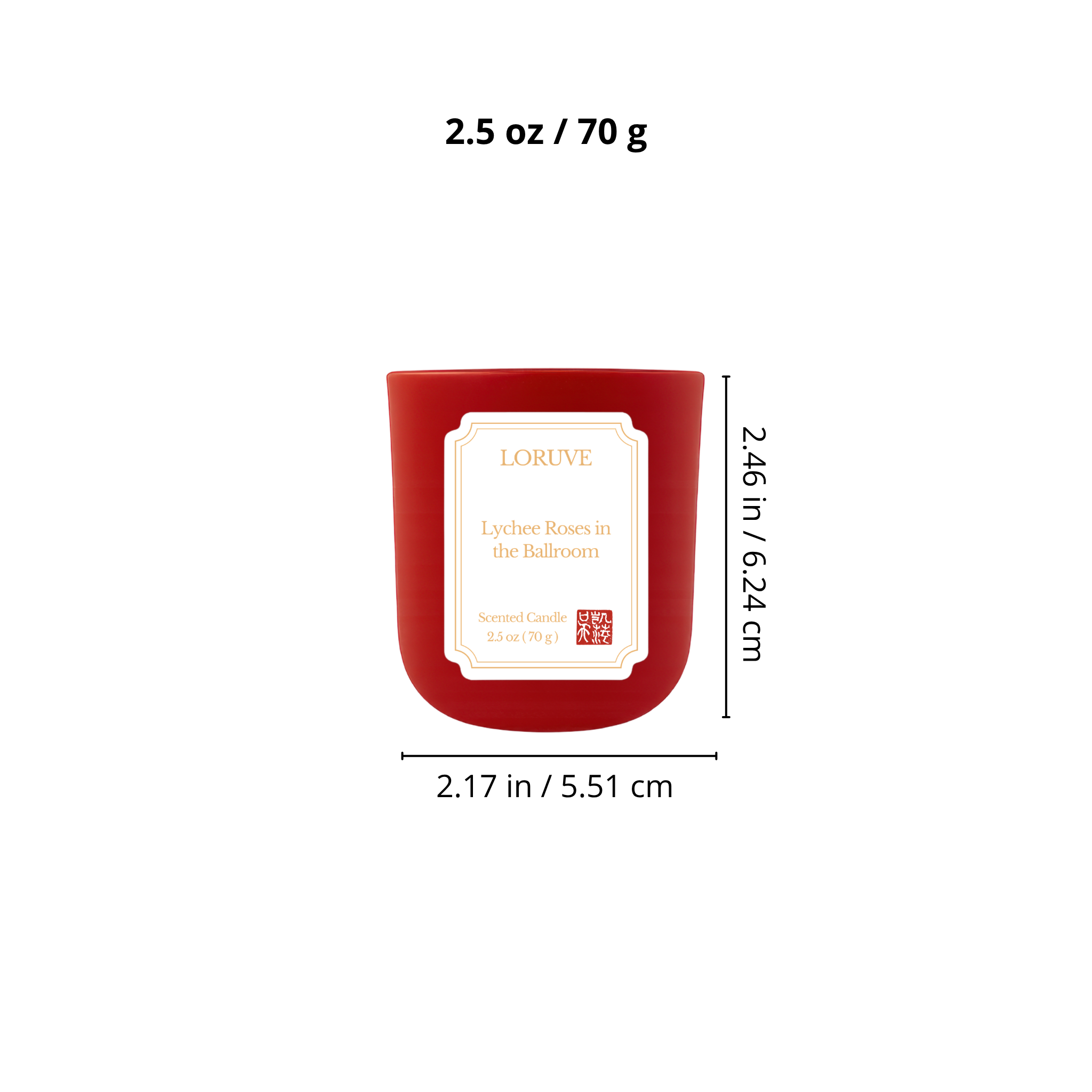 Lychee Roses in the Ballroom — Candle