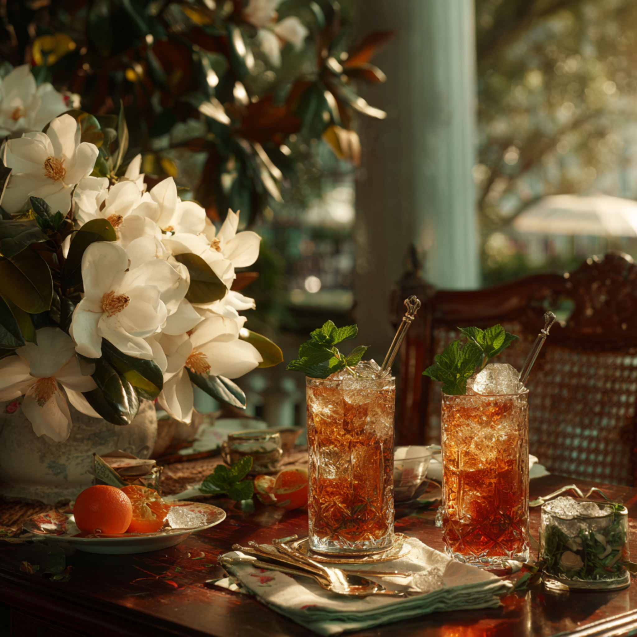 Magnolias at the Derby