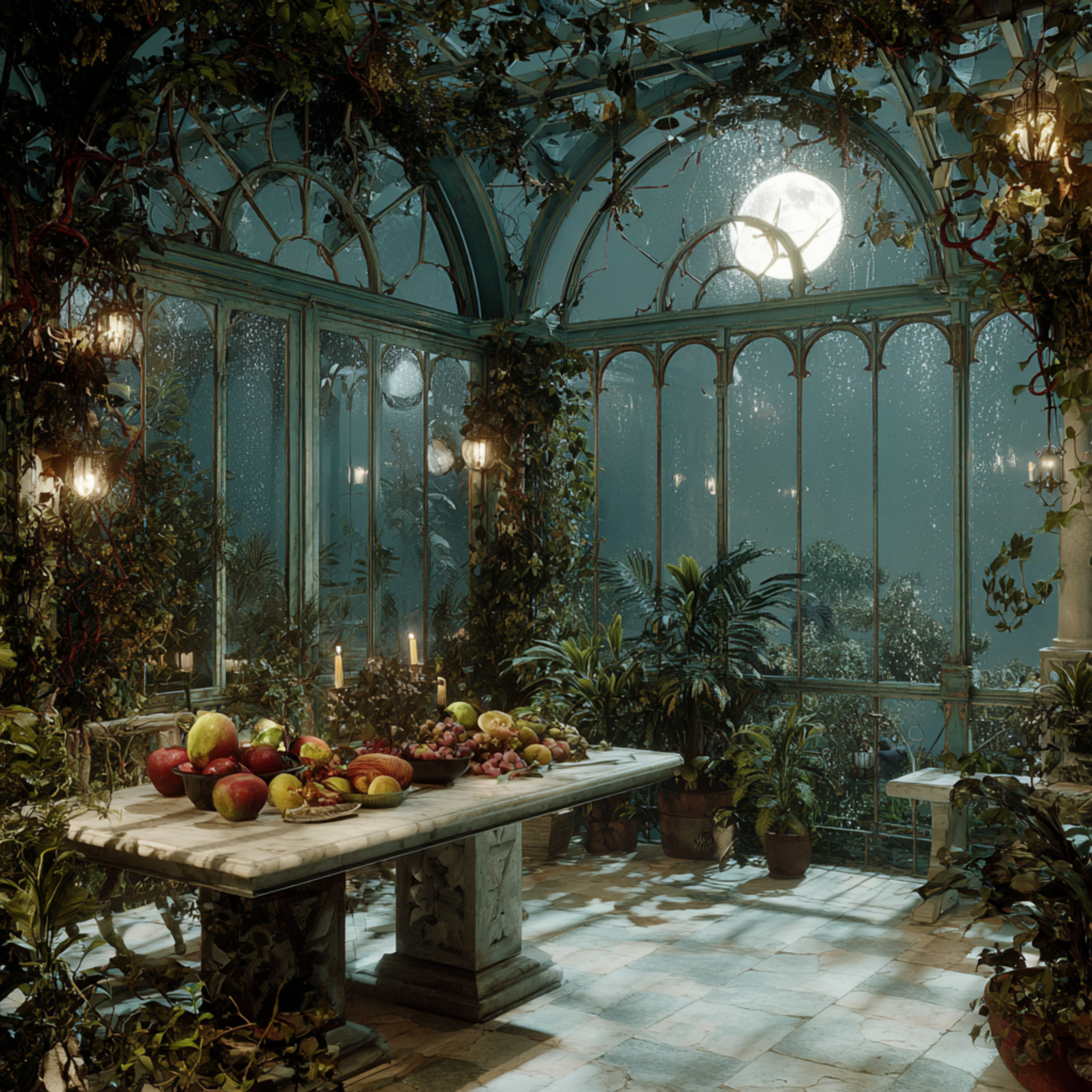 Moonlight in the Glasshouse
