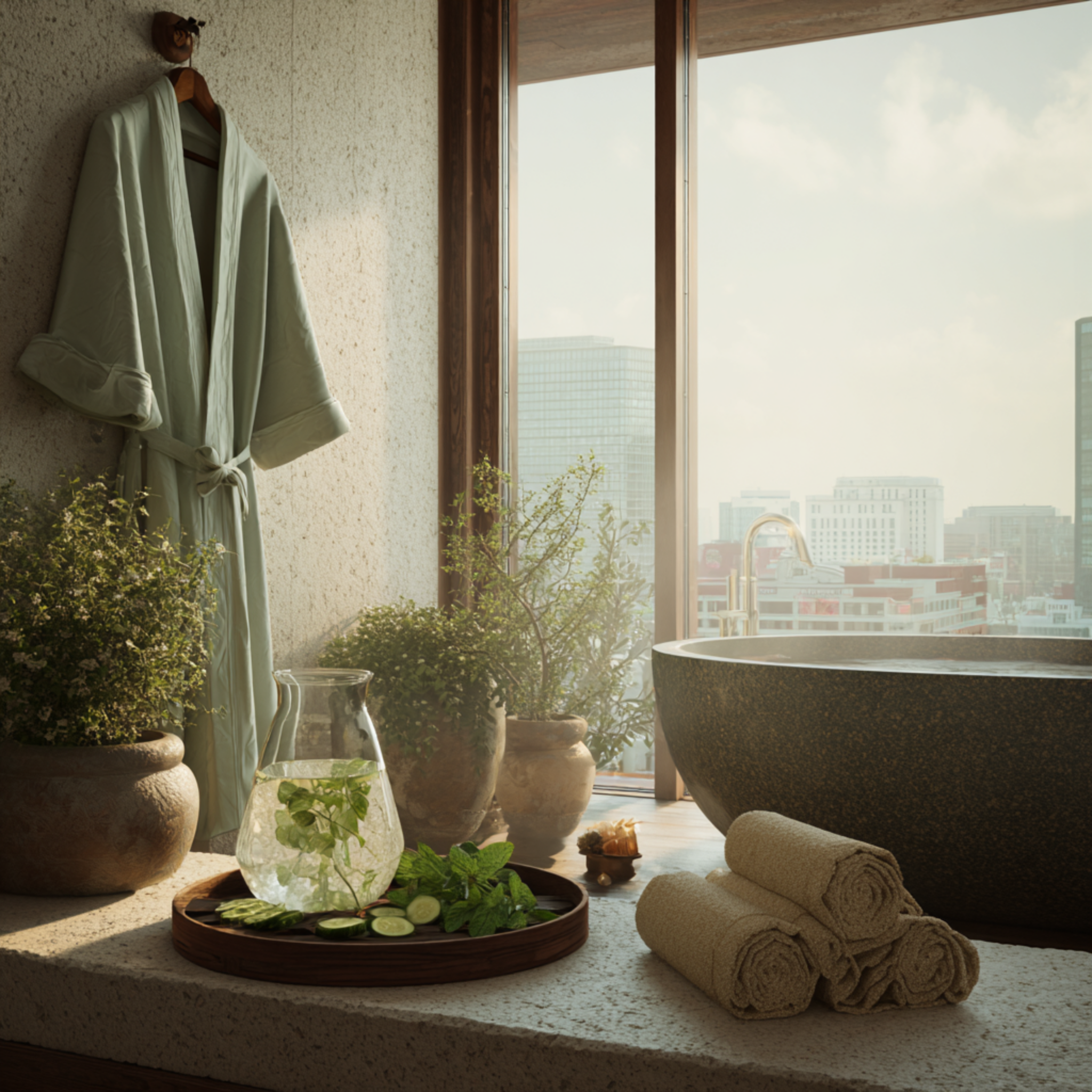 Spa Suite Overlooking the Skyline