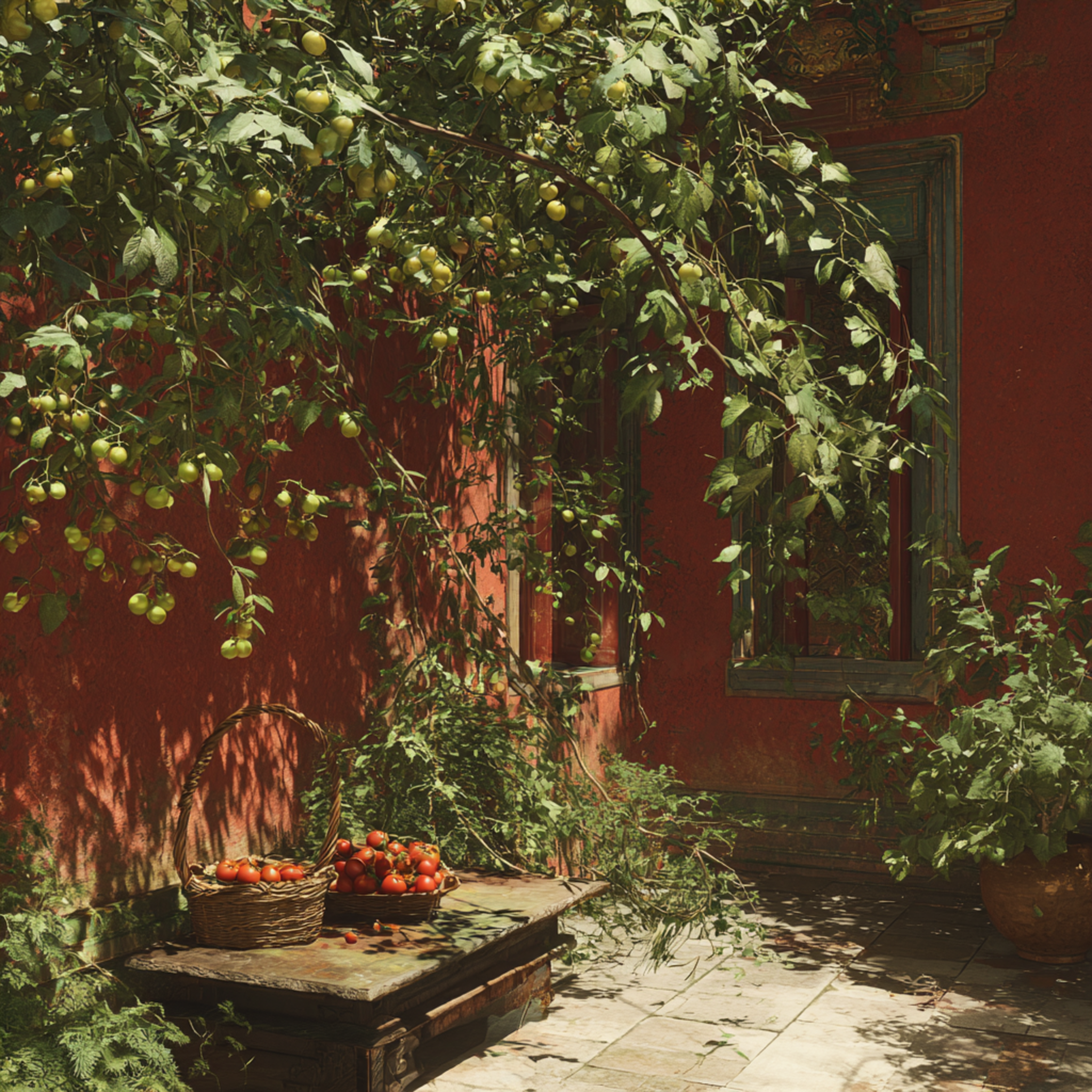 Sunlight Trembled Through the Vines