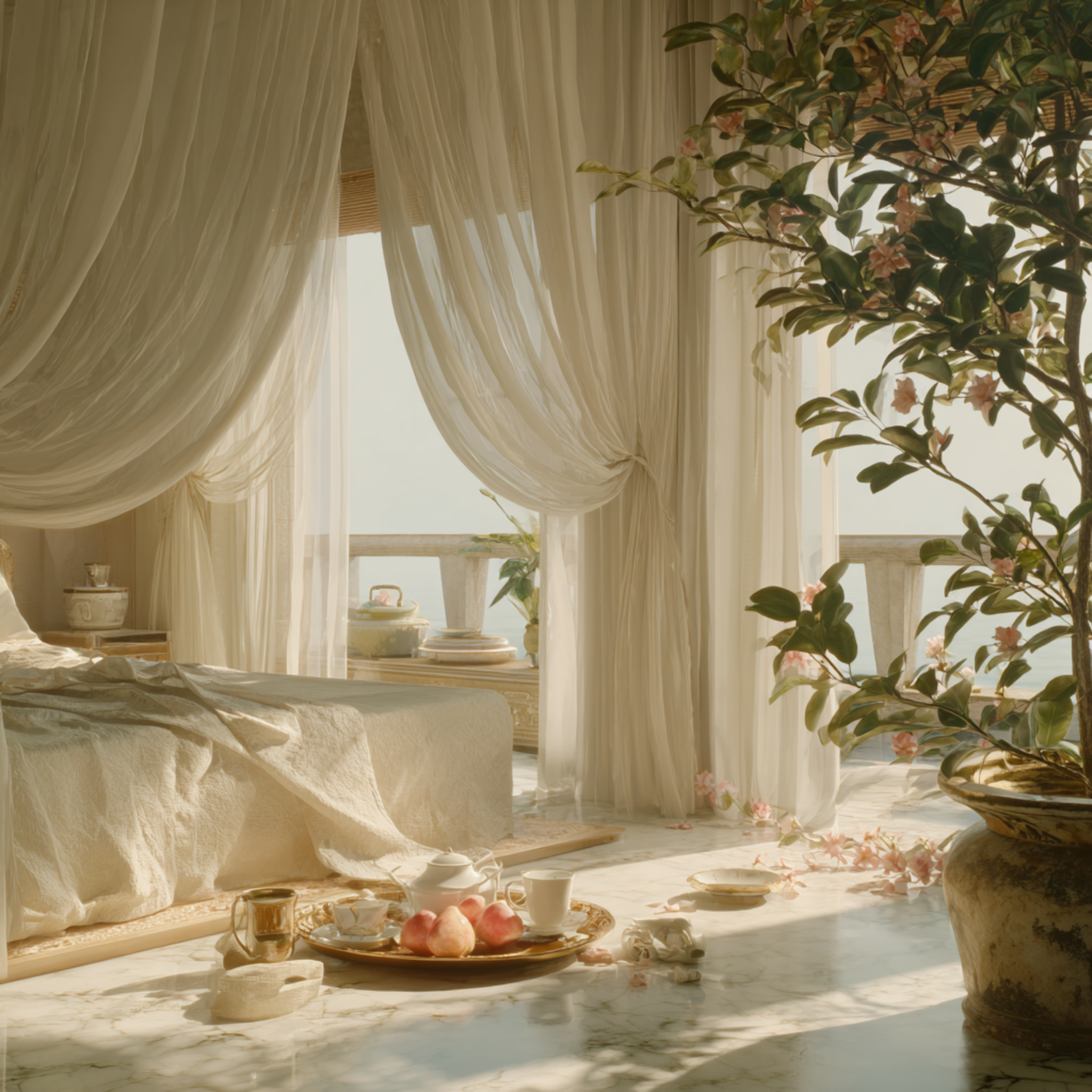 The Morning Slept Beside Her