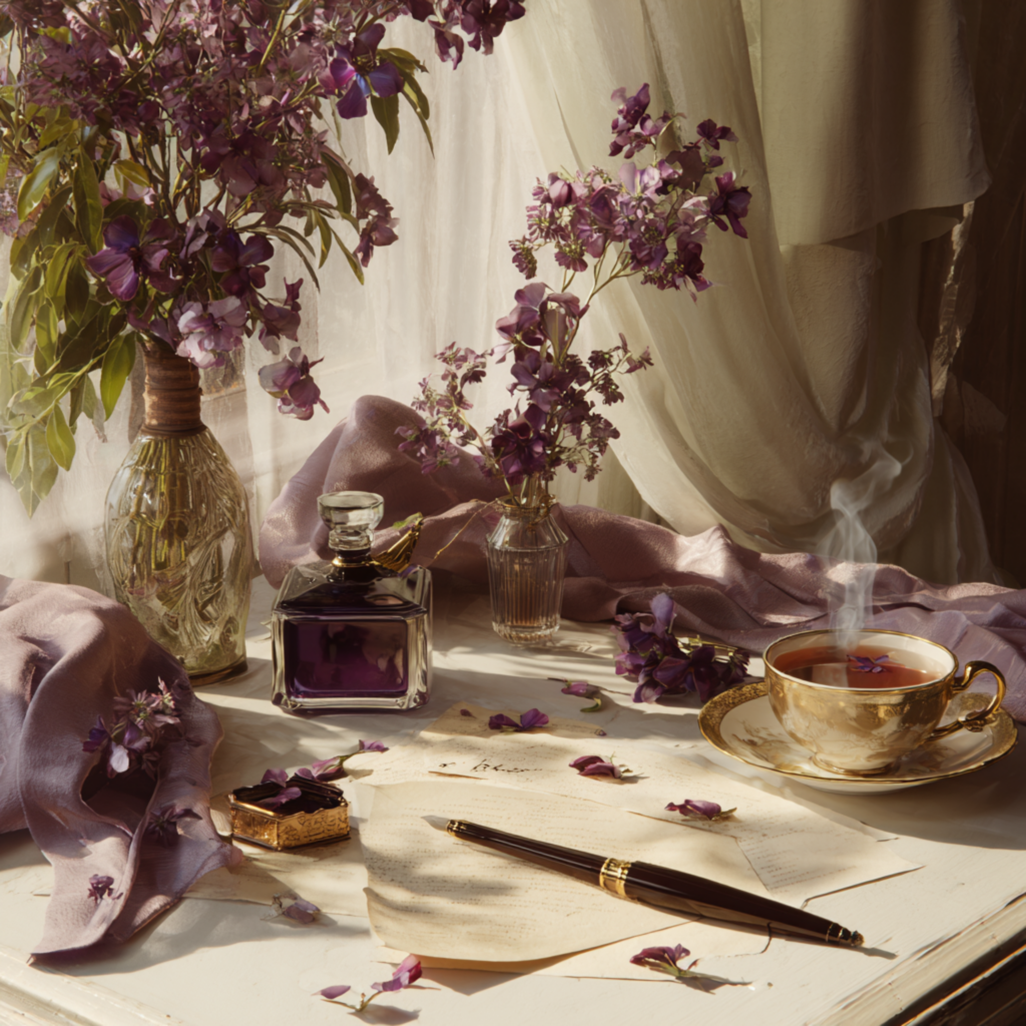 Written in Violet Ink