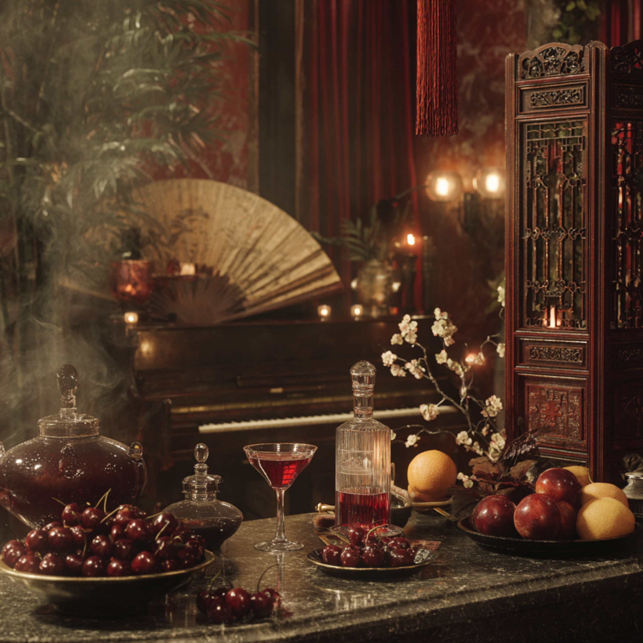 An Evening Poured in Red