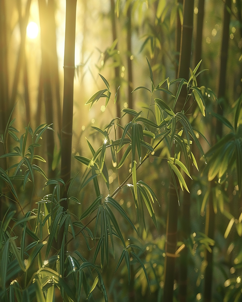 Bamboo Grove at Dawn