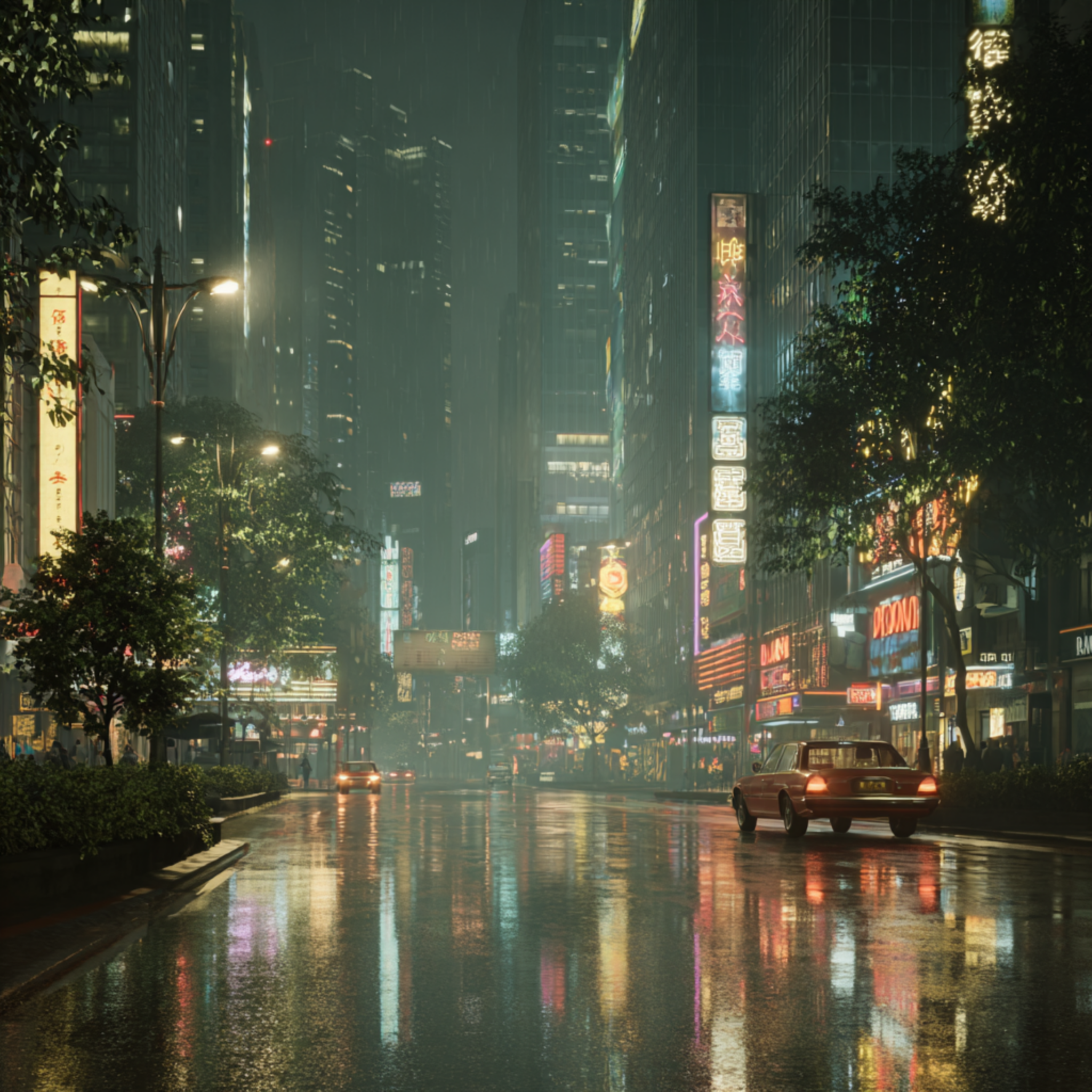 City of Glass and Neon