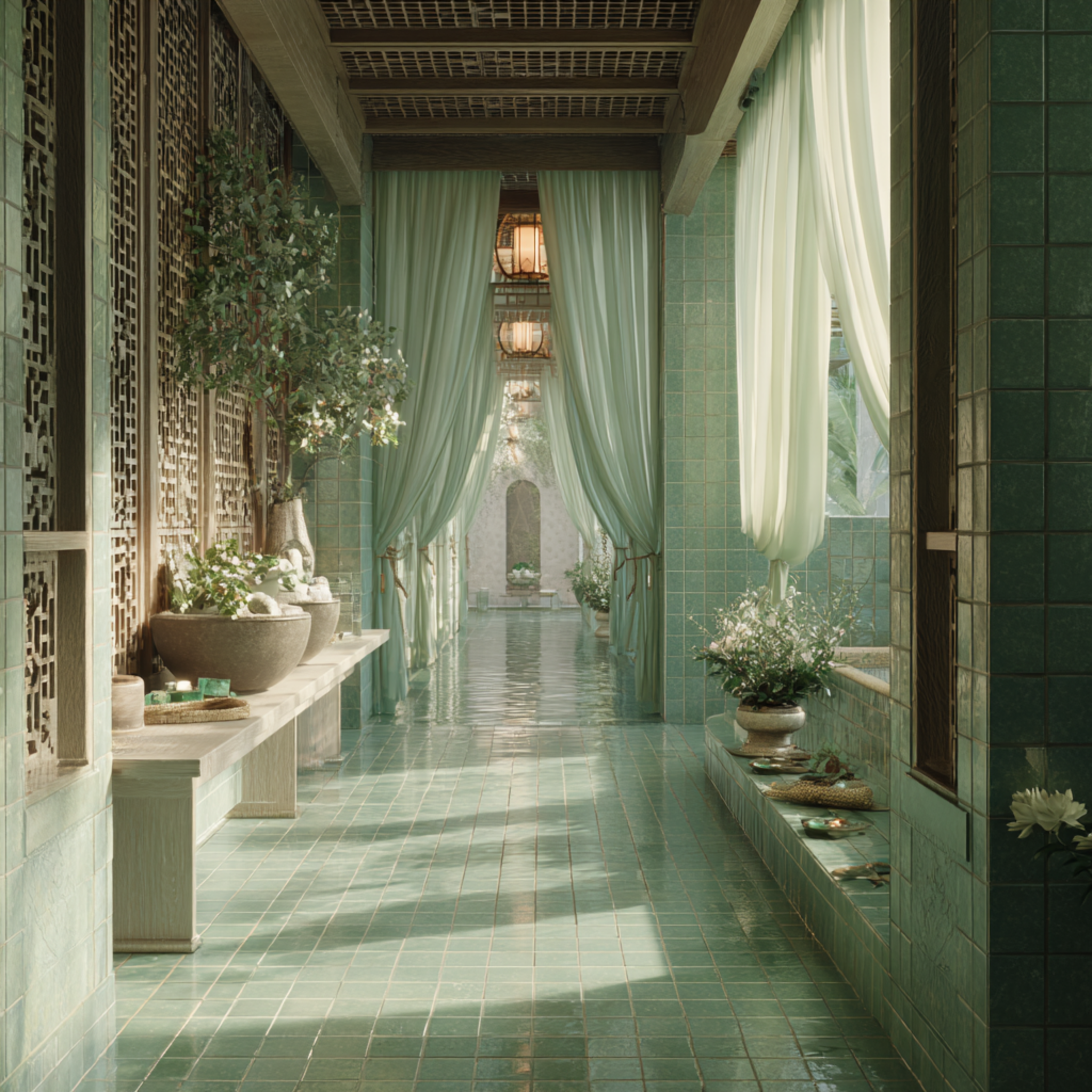 Light in Jade Corridors