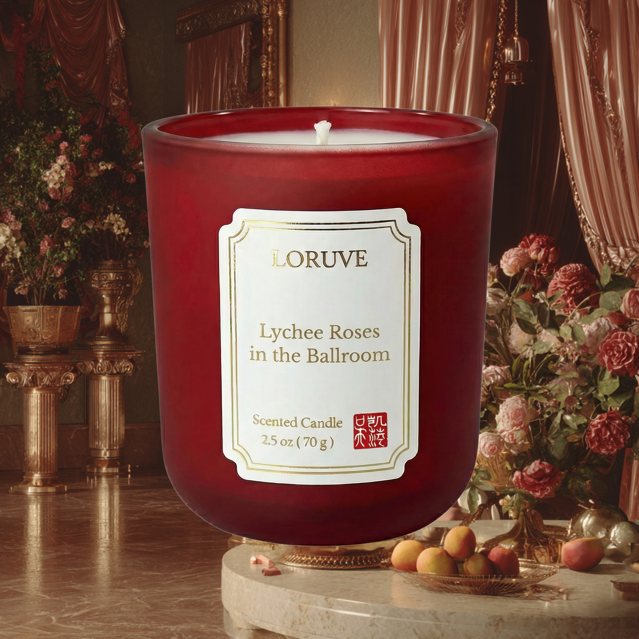 Lychee Roses in the Ballroom — Candle