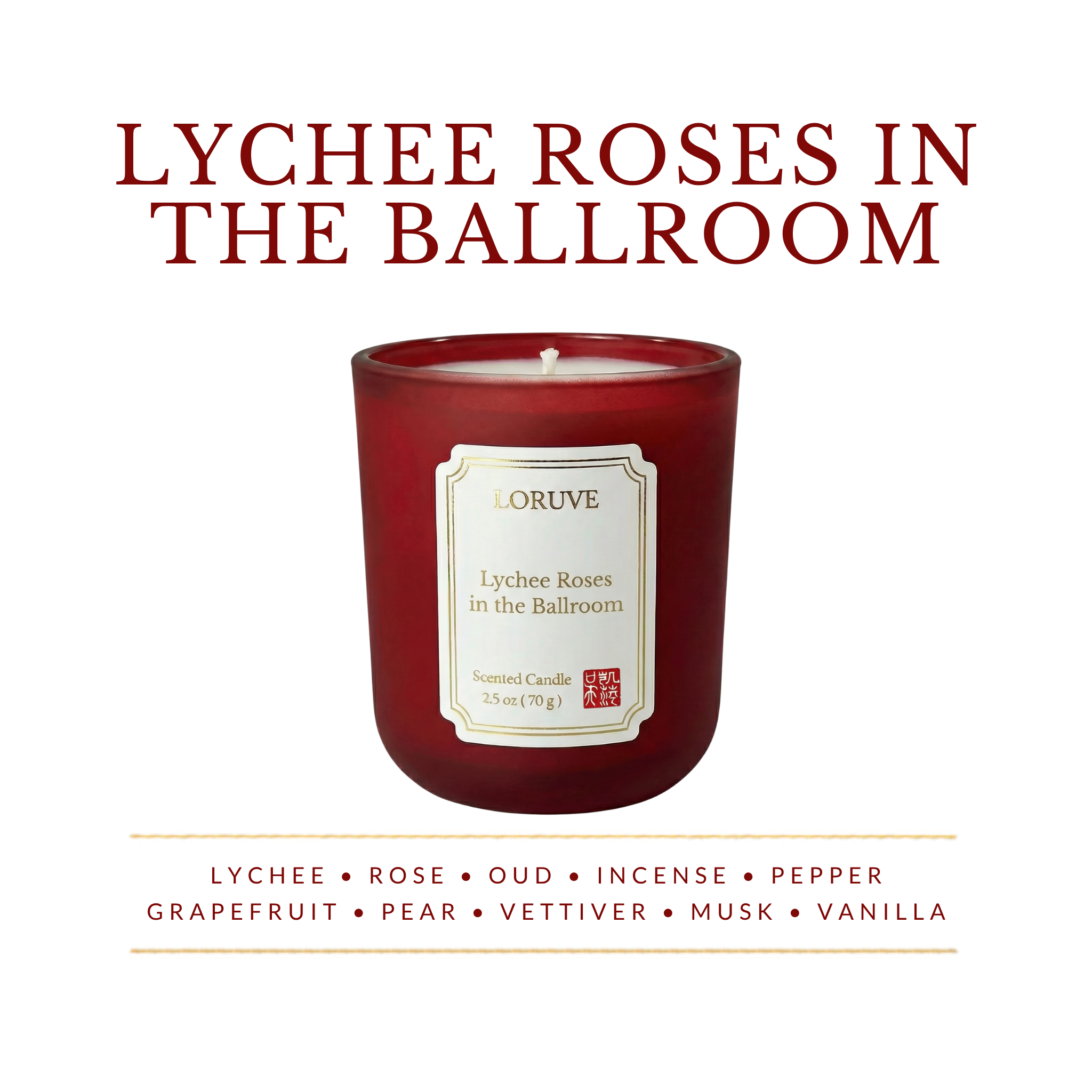 Lychee Roses in the Ballroom
