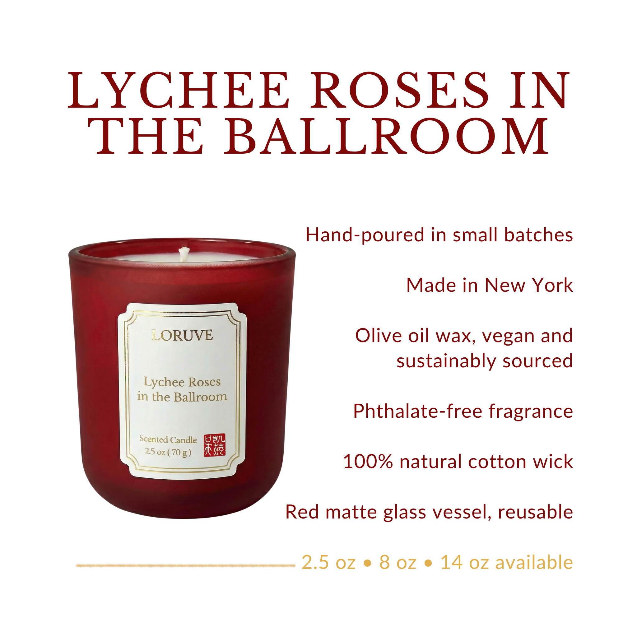 Lychee Roses in the Ballroom