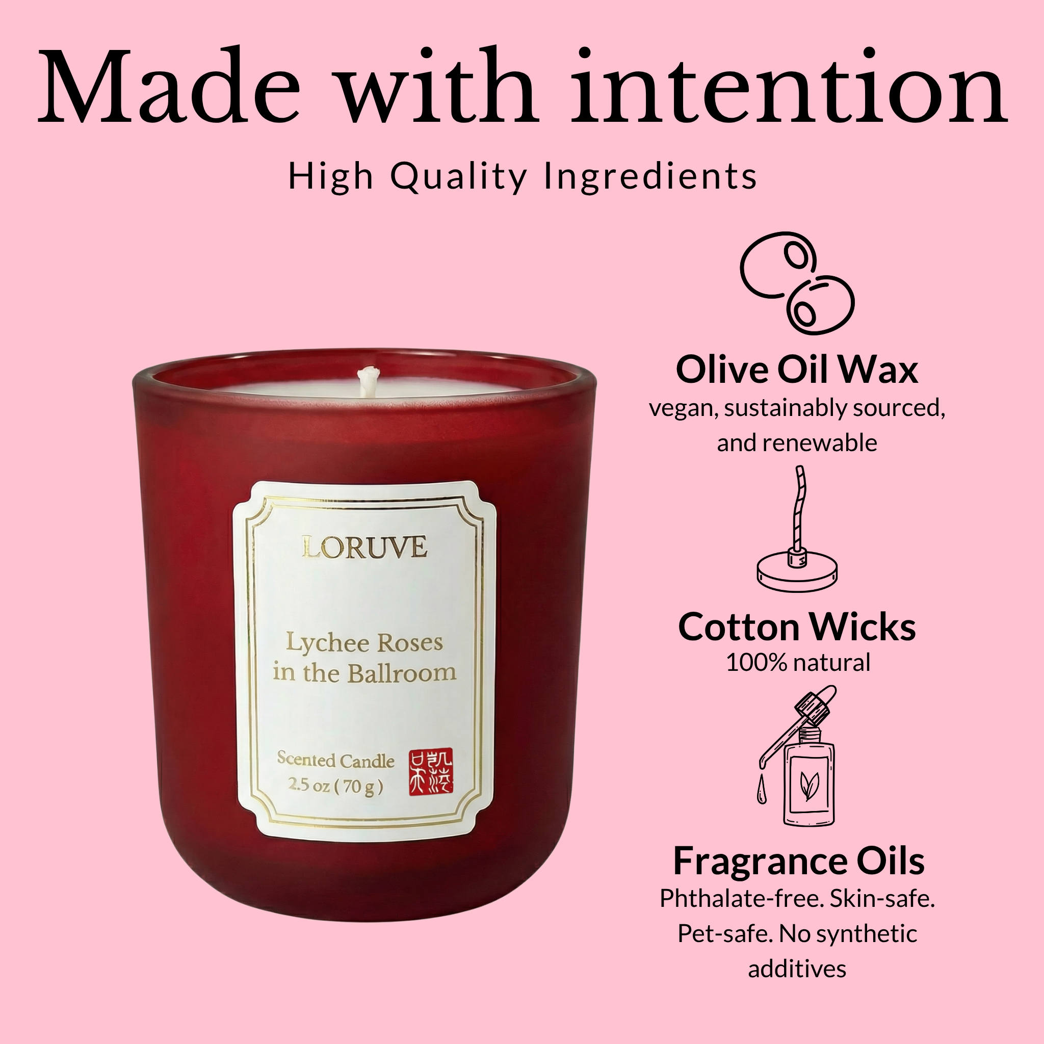 Lychee Roses in the Ballroom — Candle
