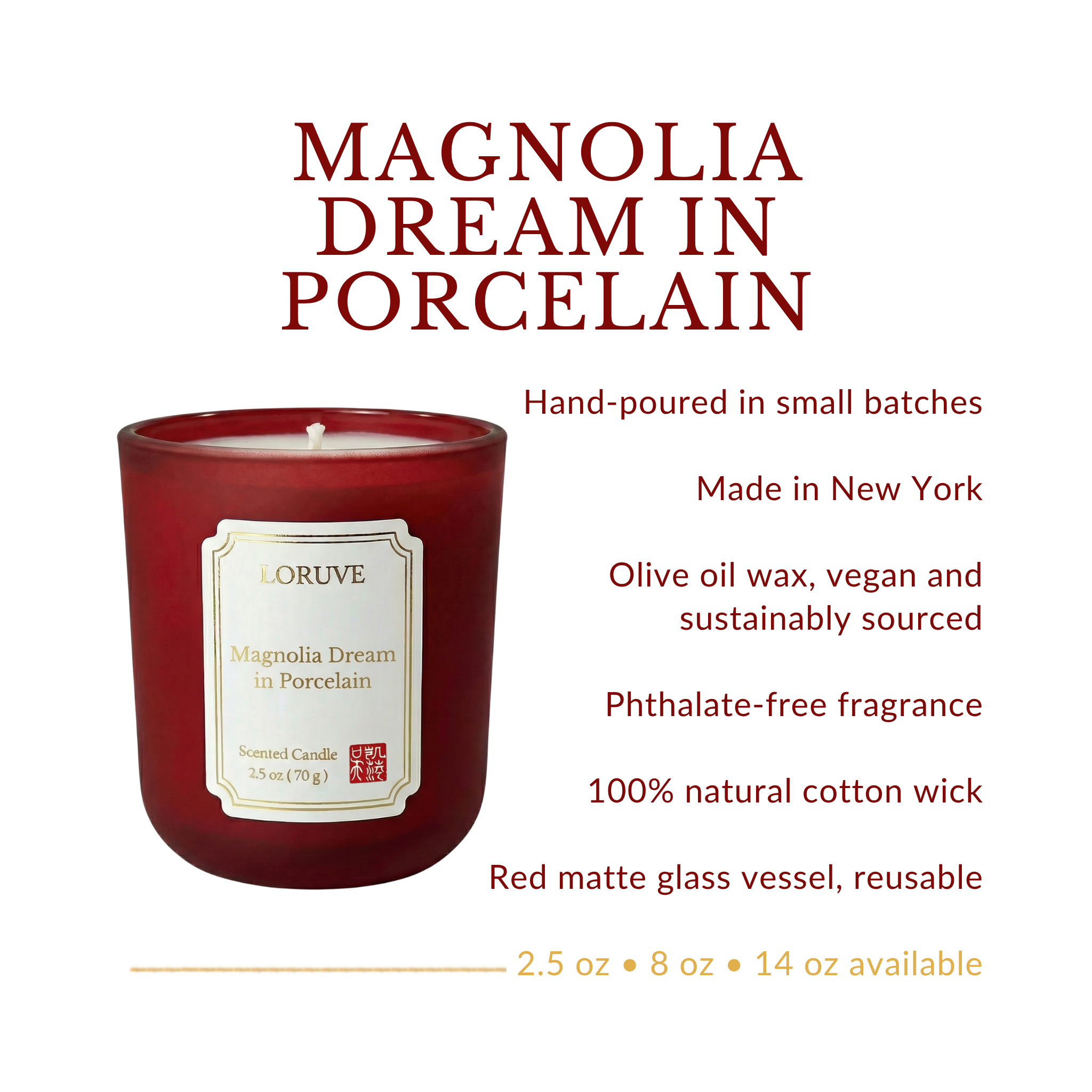 Magnolia Dream in Porcelain