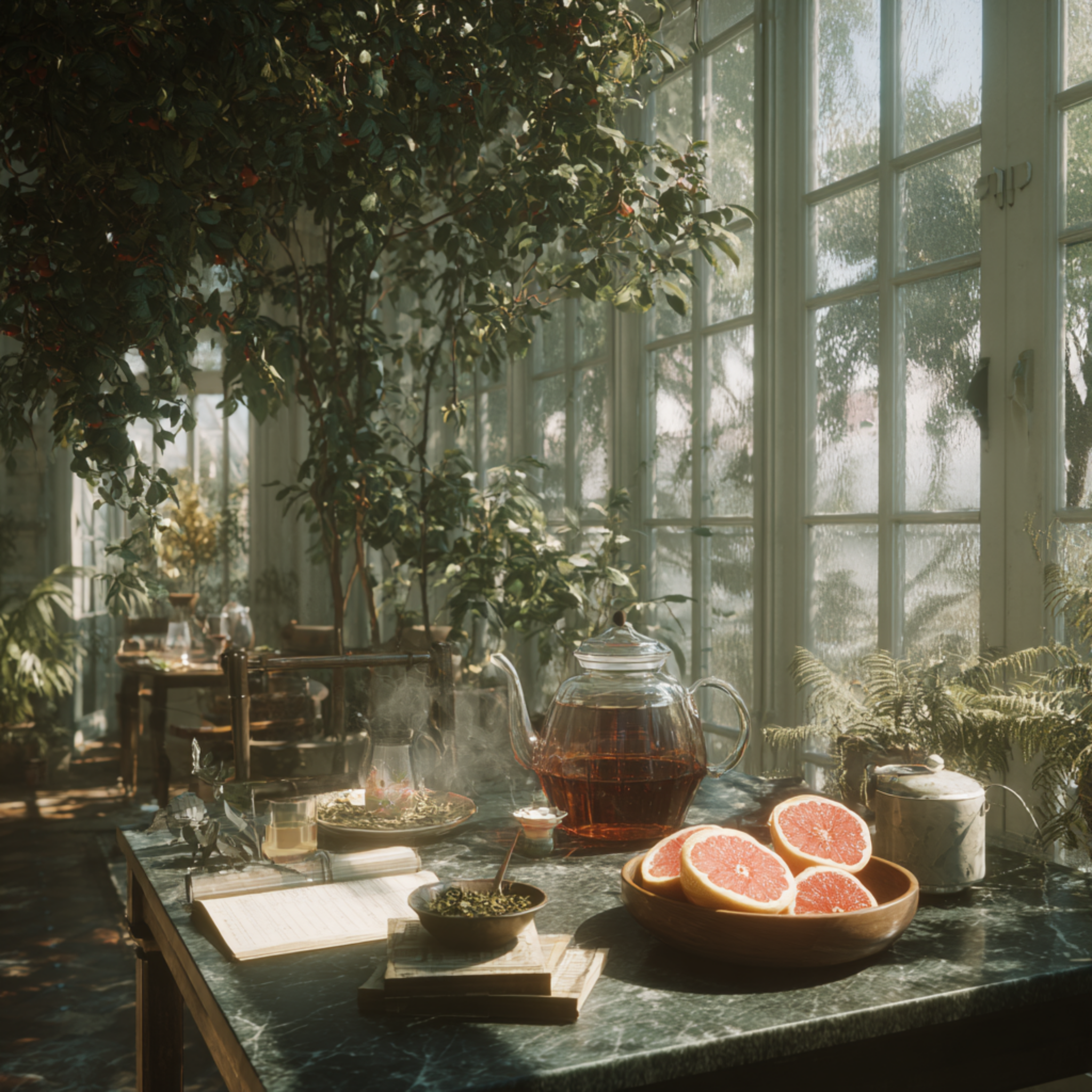 Morning Tea at the Conservatory