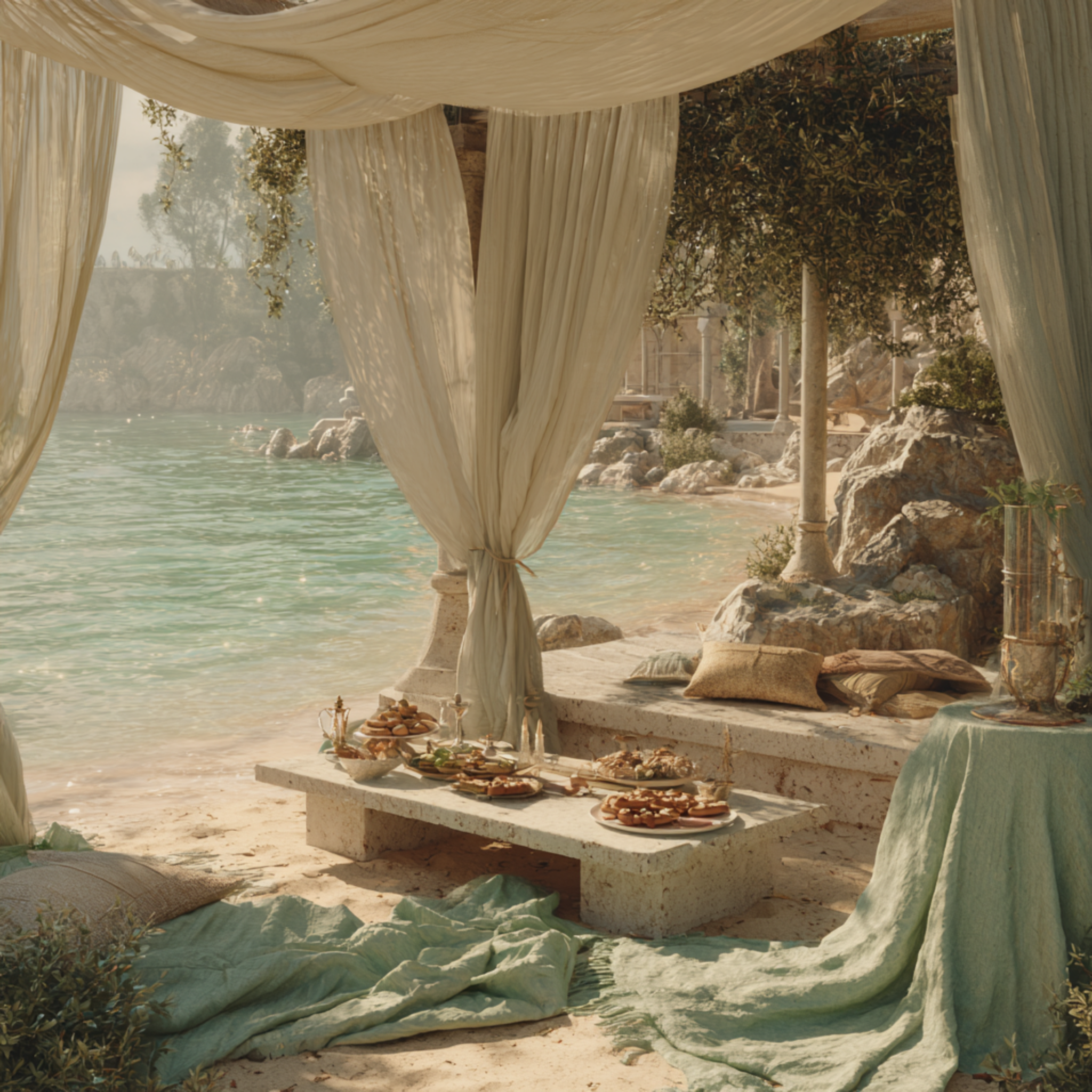 Pistachio Dreams by the Shore