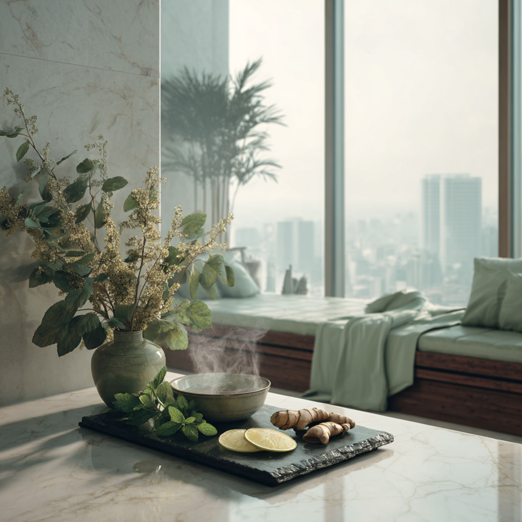 Spa Suite Overlooking the Skyline