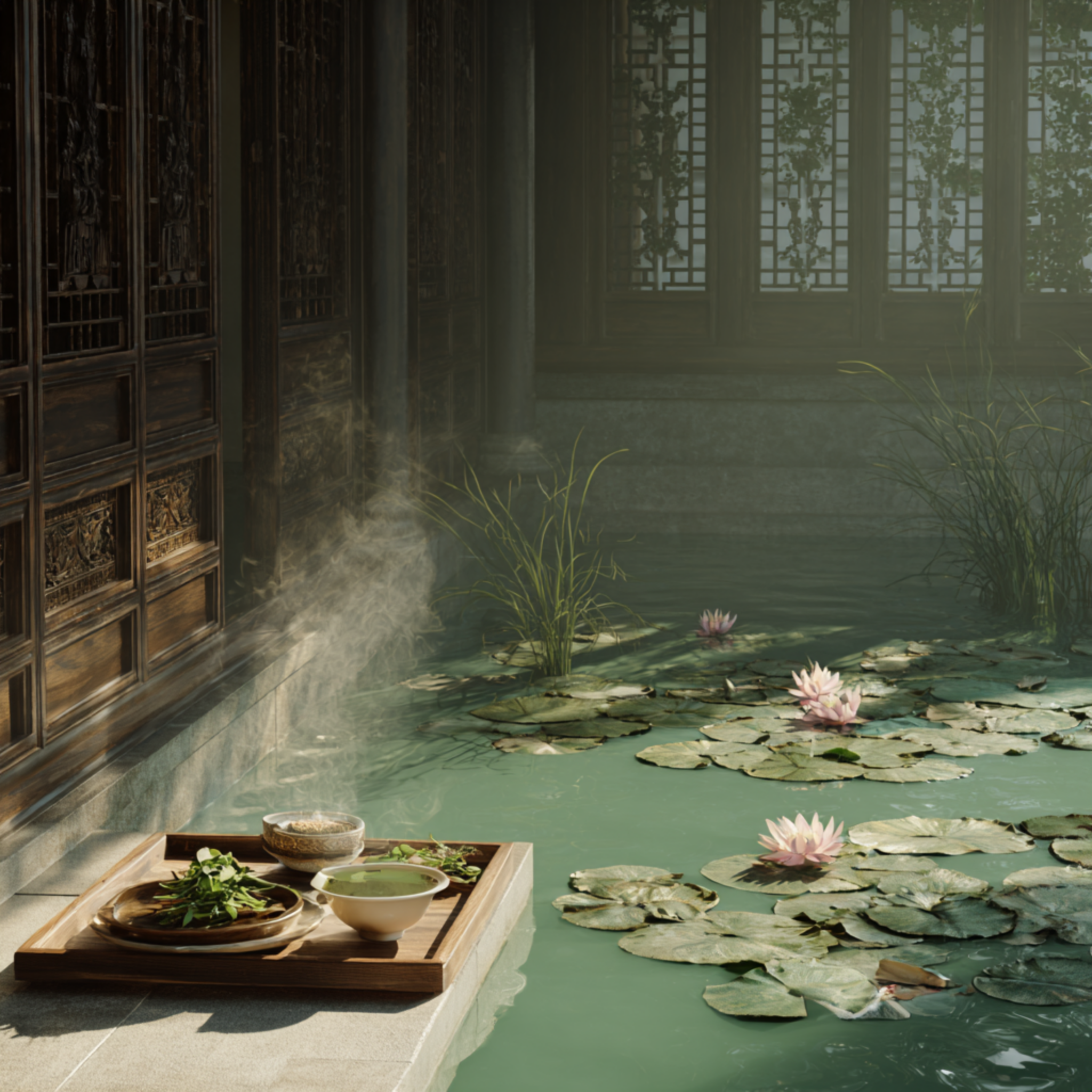 Tea by the Lotus Pond