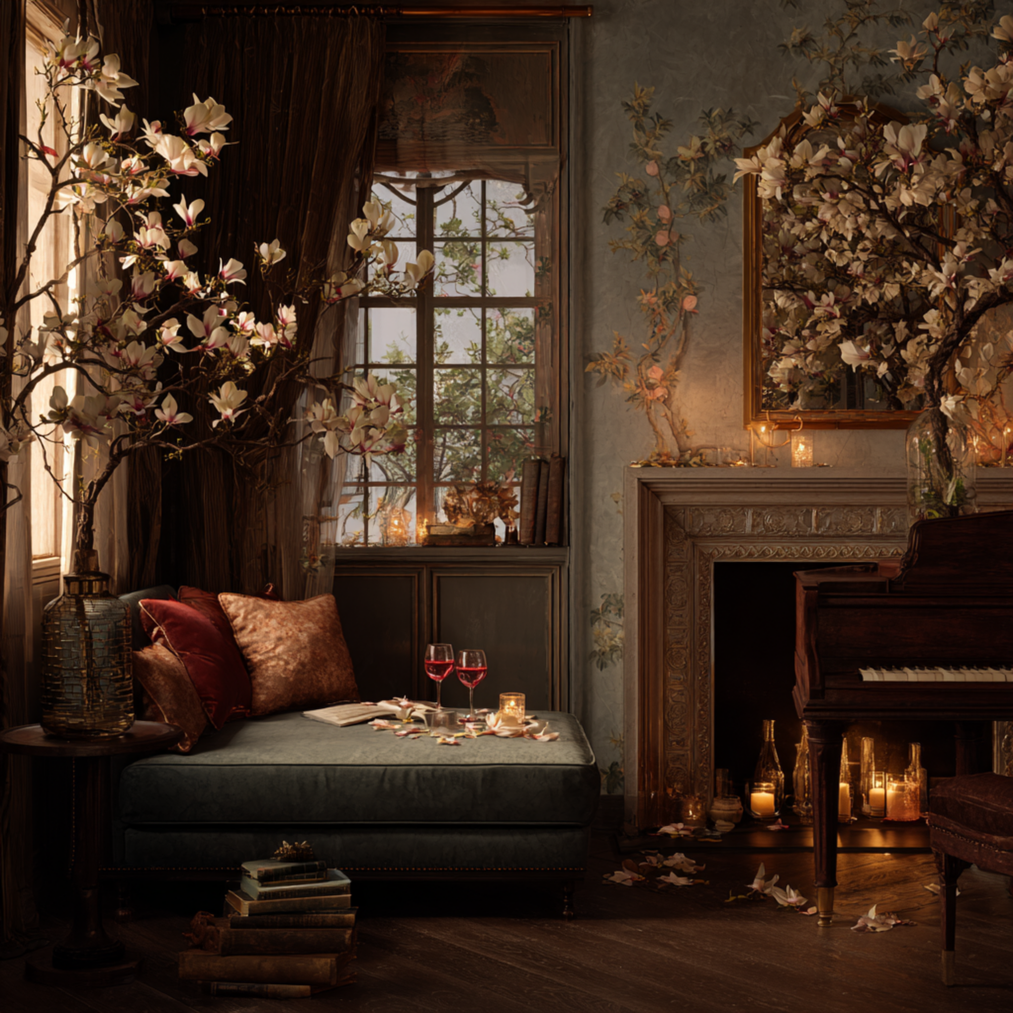 The Affair Beneath Magnolia Light