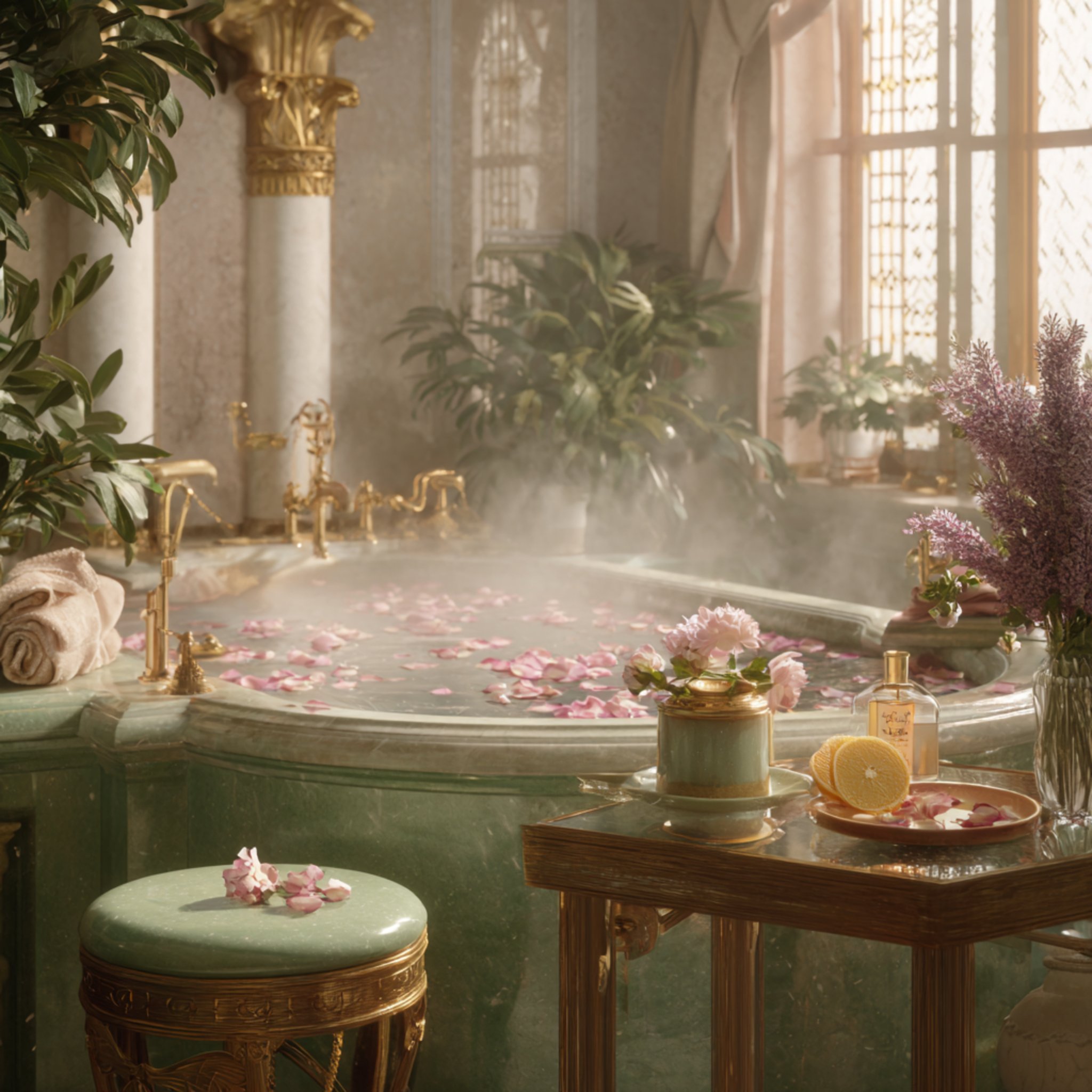 The Bath of a Thousand Petals