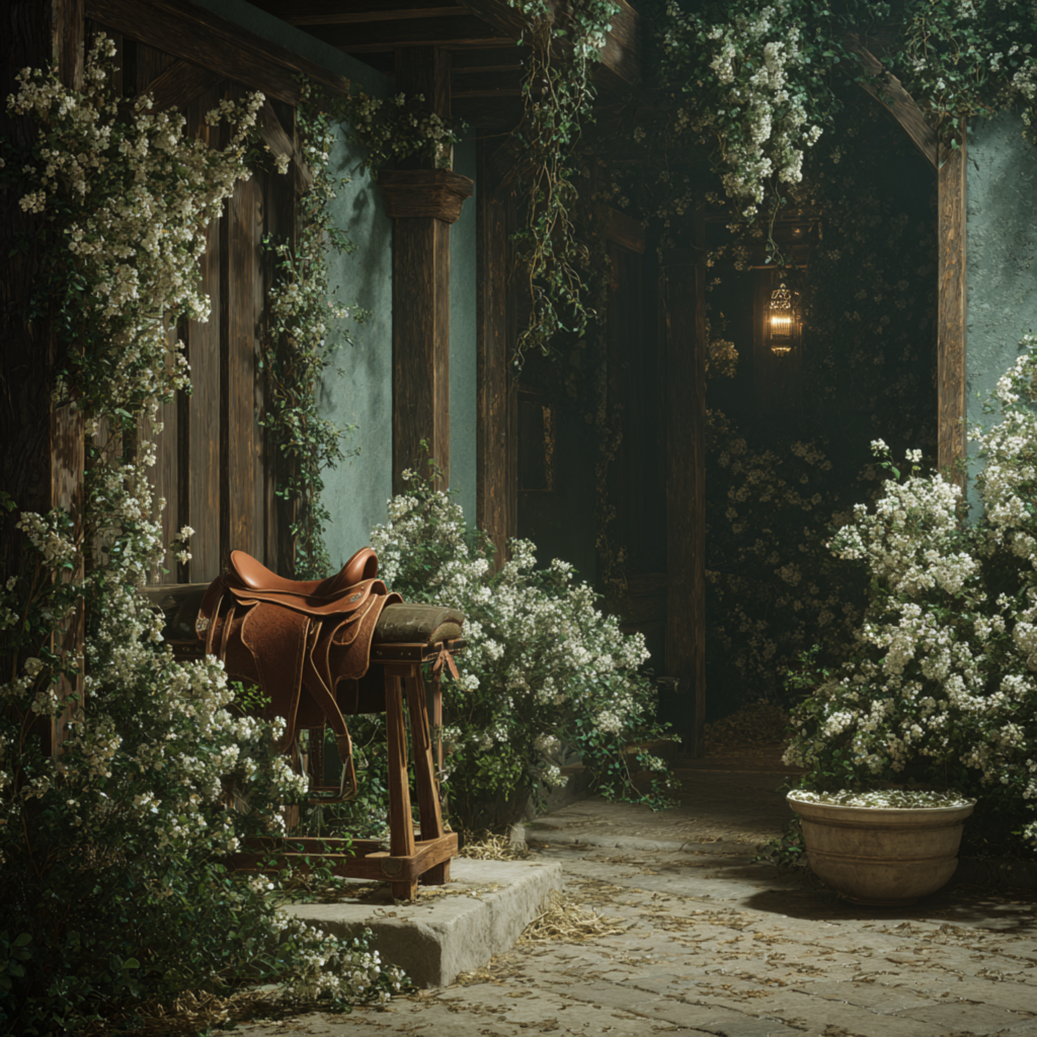 The Horse Dreamed in Jasmine