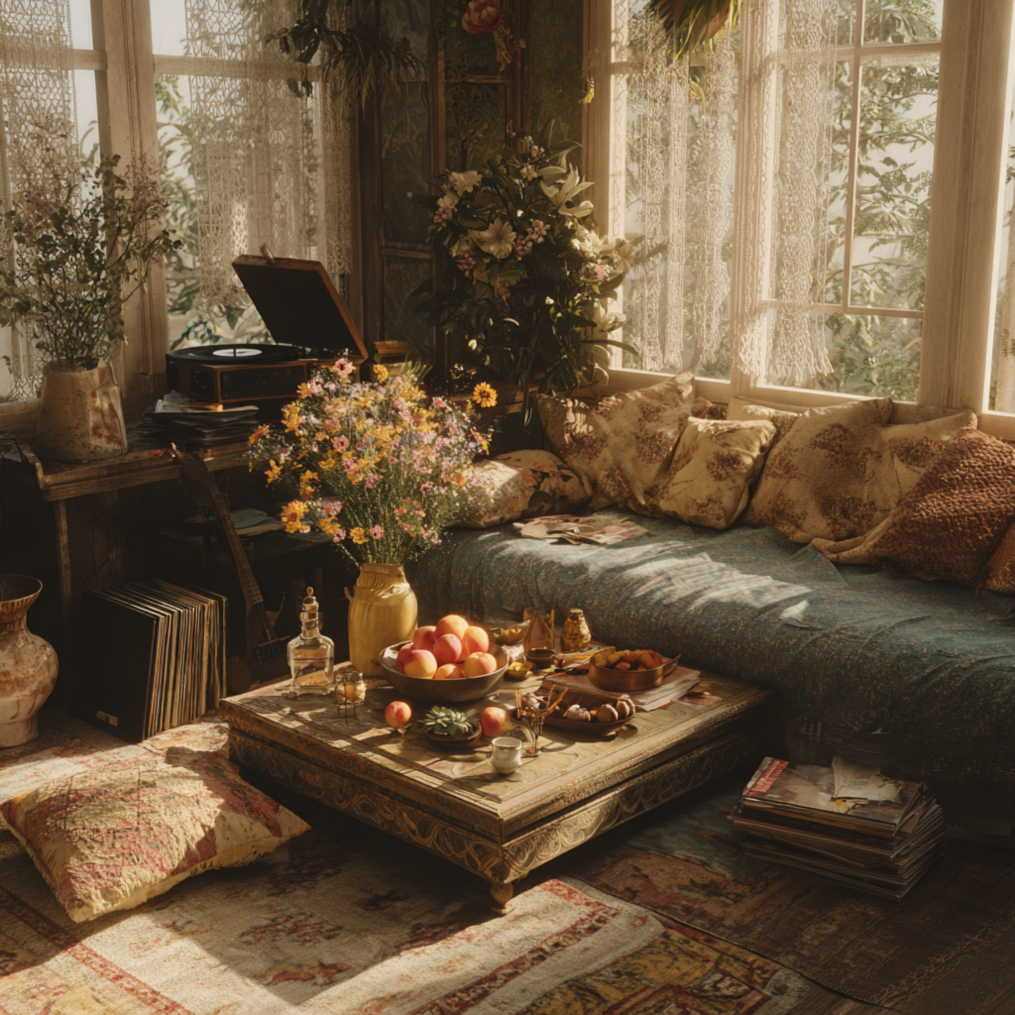 The Hum of Laughter and Music