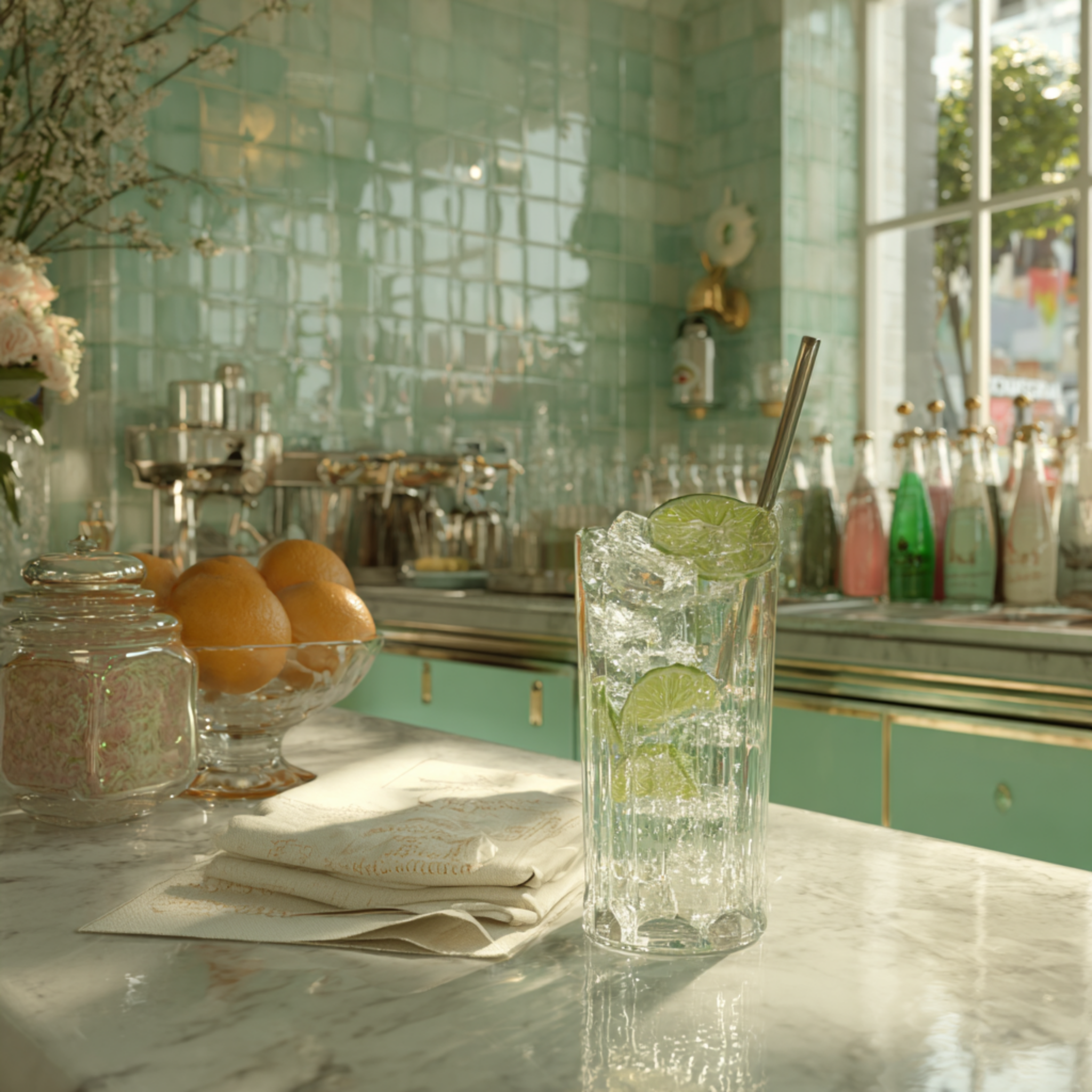 The Lime Danced in Crystal