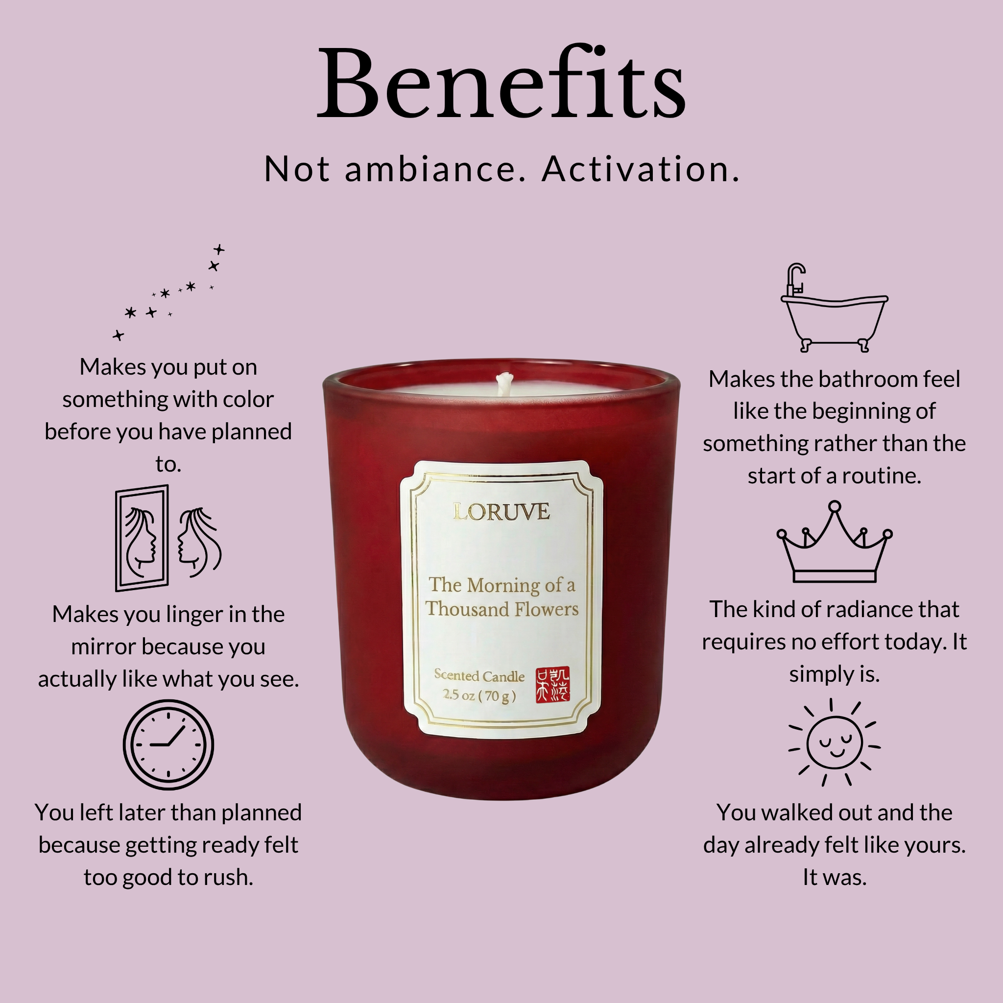 The Morning of a Thousand Flowers — Candle