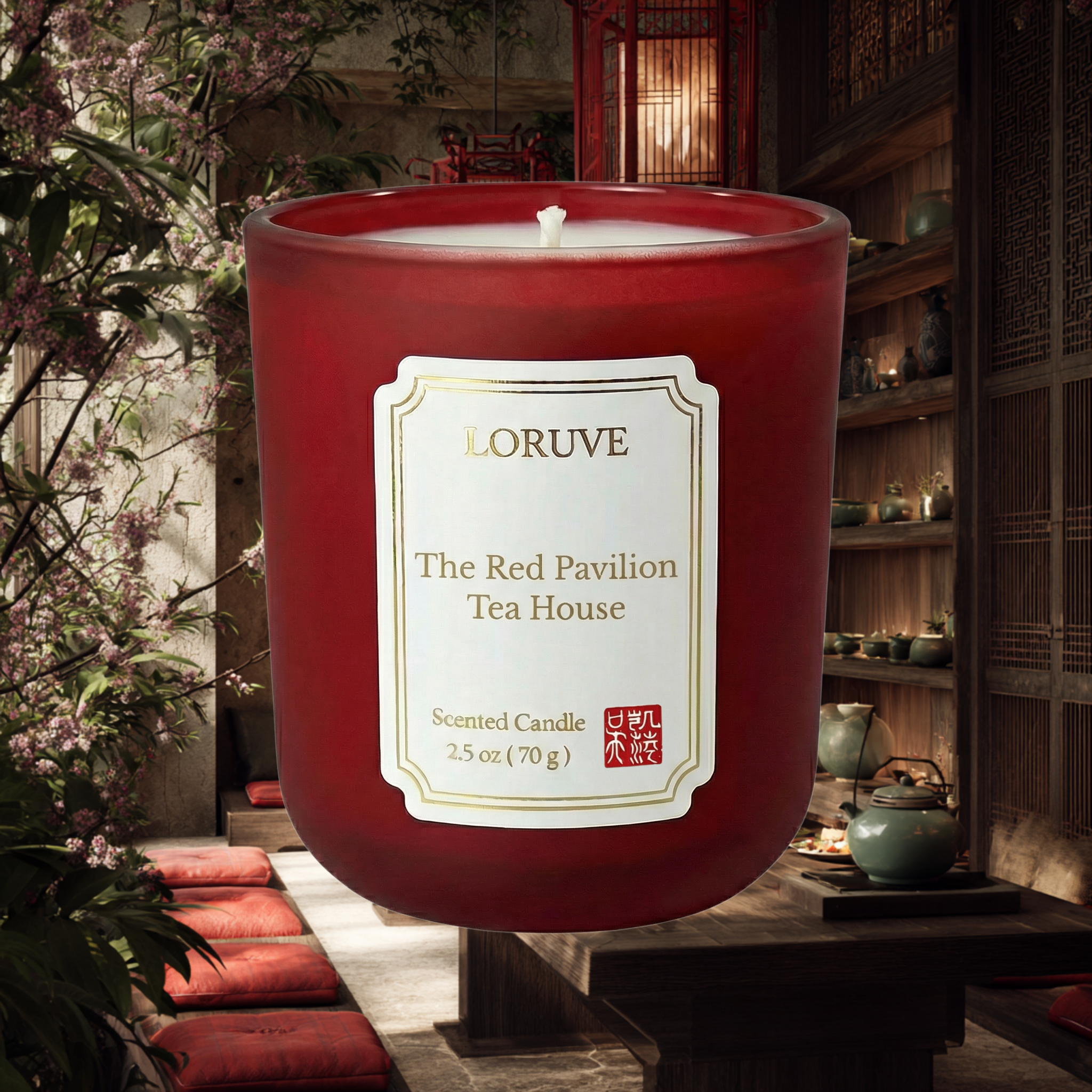 The Red Pavilion Tea Room — Candle