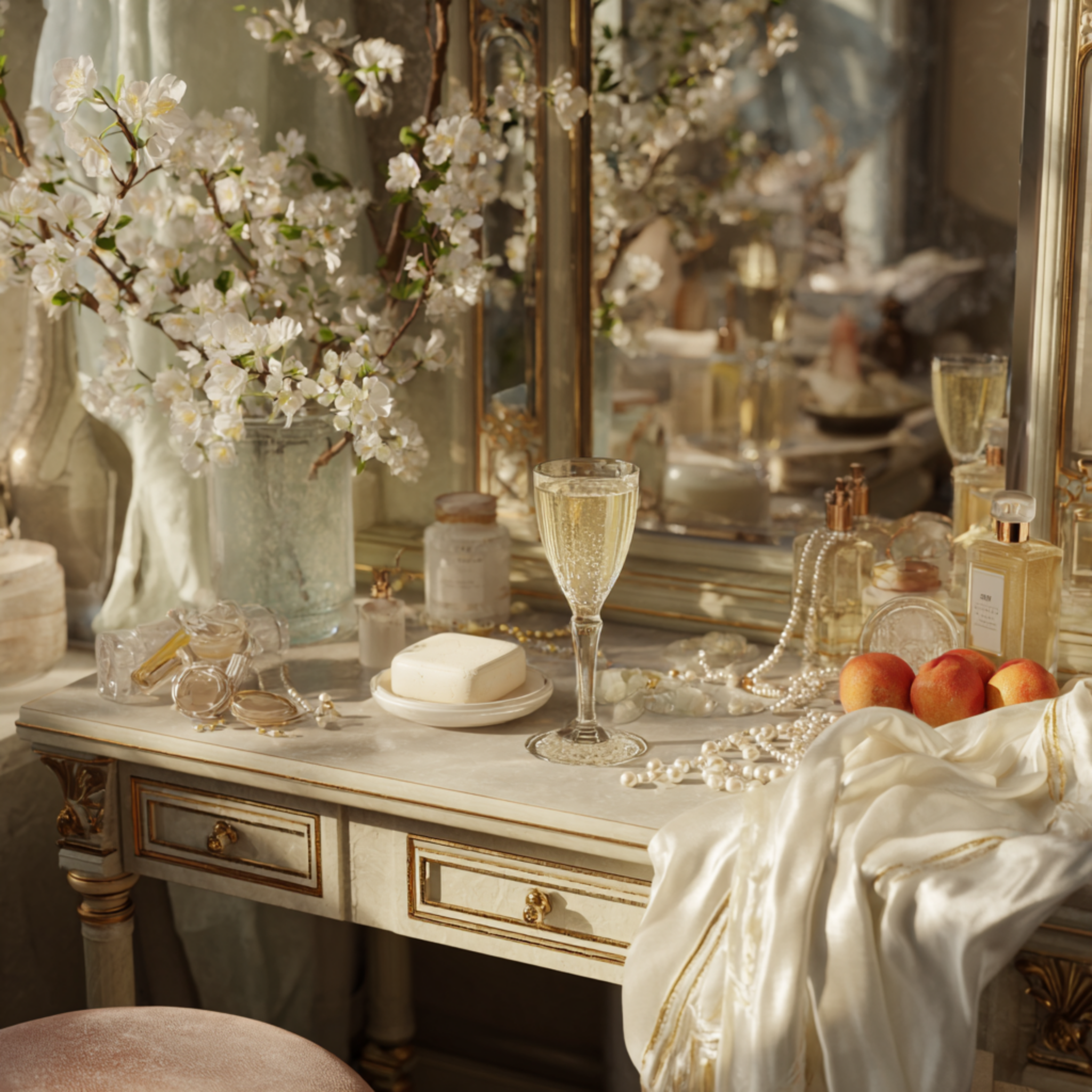 The Vanity Smelled of Champagne