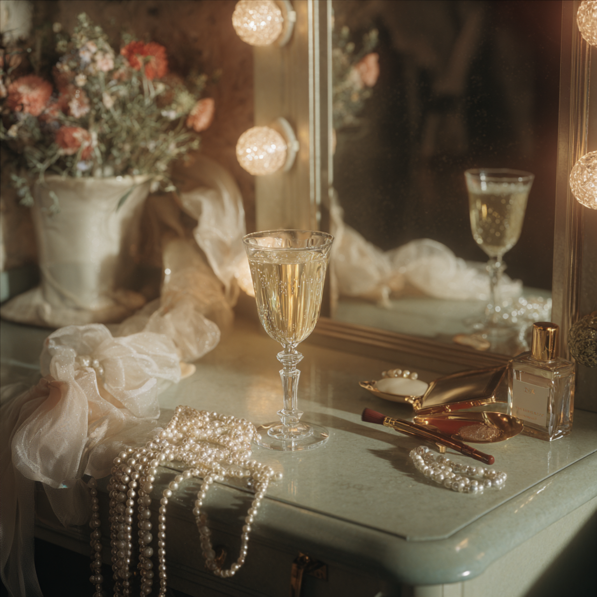 The Vanity Smelled of Champagne