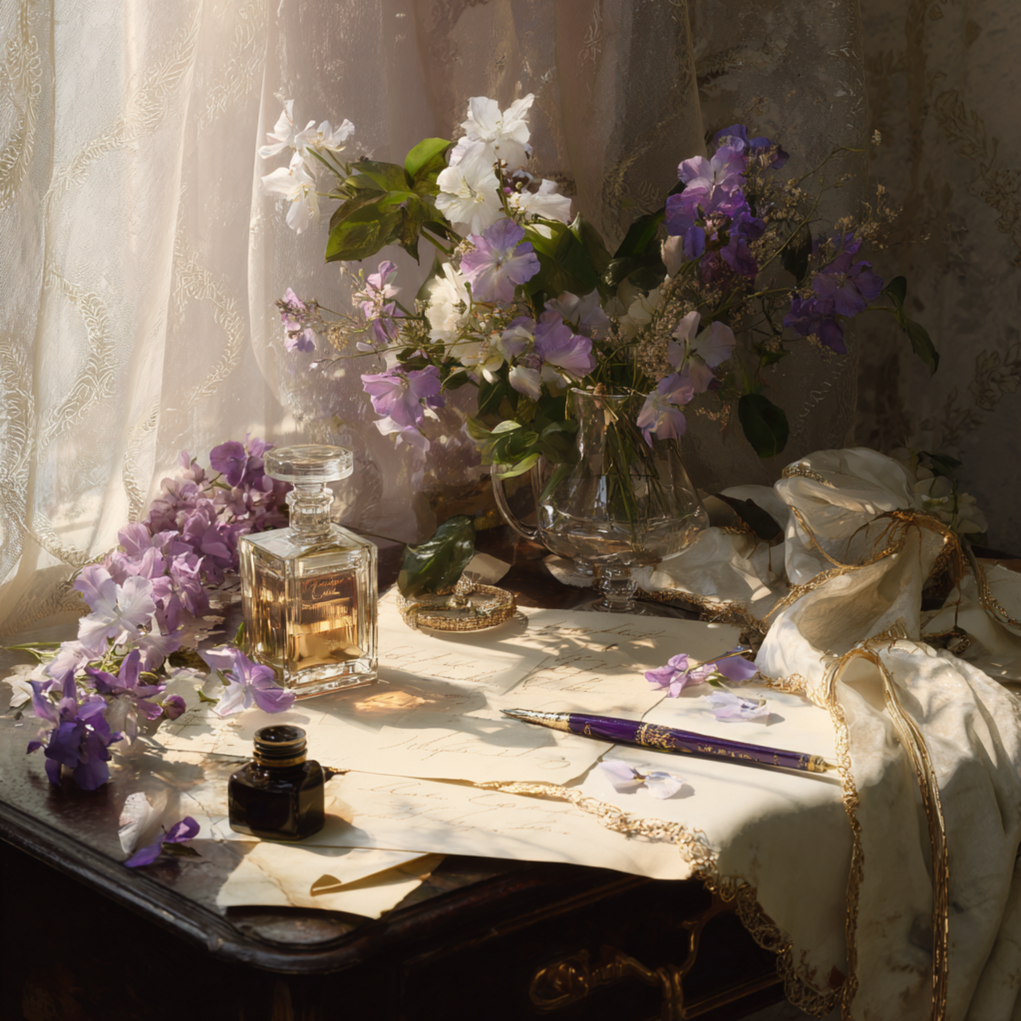 Written in Violet Ink